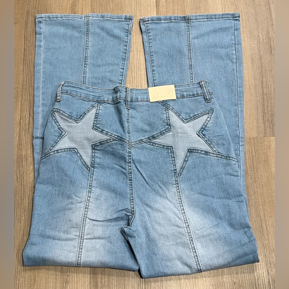 Altar’d State High Rise Flare Leg Jeans women’s Size 25 / 5 NWT - Picture 4 of 5